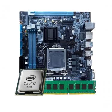 Imagem de Kit de Upgrade para Computador Tob Computers com Processador Intel Core I7 6a Geração e Placa H110 DDR4, Memória DDR4