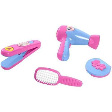 Imagem de Kit Beleza Infantil - Secador Chapinha e Acessórios Imaginativa Fashio