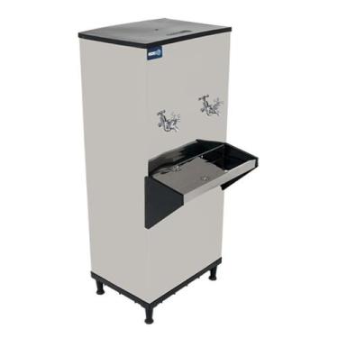 Imagem de Bebedouro Industrial de Coluna 50L Inox KX05 Knox 127V - CINZA, Cinza,