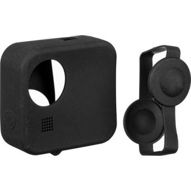 Imagem de Case de Silicone para GoPro MAX 360 com Tampa para Lentes - Telesin