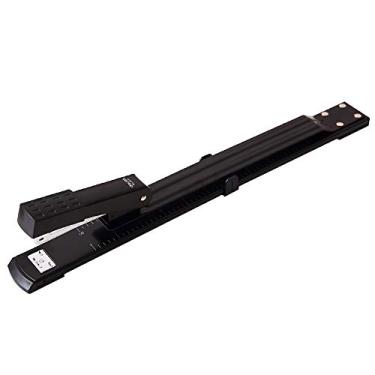 Imagem de Grampeador de longo alcance – capacidade de 20 folhas ajustáveis até 30,5 cm – perfeito para encadernação de livros