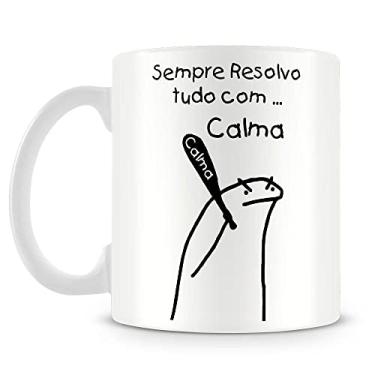 Imagem de Caneca Personalizada Meme Flork - Resolvo Tudo com Calma