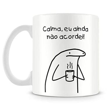 Imagem de Caneca Personalizada Meme Flork - Calma Ainda não Acordei