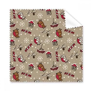 Imagem de Pano de limpeza de folhas de casa com flocos de neve, 5 peças