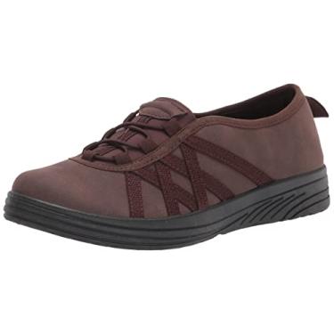 Imagem de Easy Street Tênis feminino Makena casual, Marrom/Marrom Neoprene/Cadarços Marrom, 5
