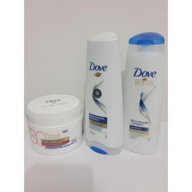 Imagem de Dove Kit Shampoo+Condicionador Reconstrução Completa 200 Ml+Mascara 80