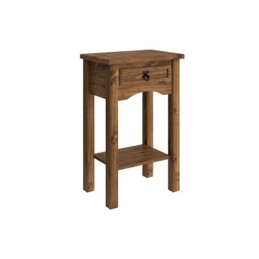 Imagem de Mesa Lateral 1 Gaveta Rustic Line Móveis MPO Móveis MPO Cera Xangai