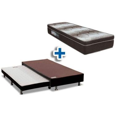 Imagem de Conjunto Box-Cama+Auxiliar+Colchão Ortobom Light Solteiro 88