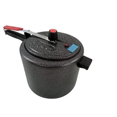 Imagem de Panela de Pressão 10 Litros Alumínio Craqueado - Grafite (Alumínio, 40x25)