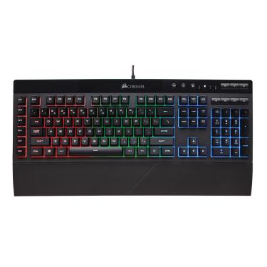 Imagem de Teclado Gamer Corsair CH-9206015-BR K55 Retroiluminação RGB