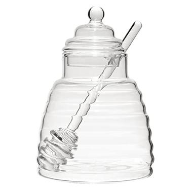 Imagem de Meleira Colmeia Vidro Borossilicato 300ml Mimo Style Transparente No Voltagev