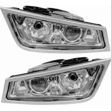 Imagem de Par Farol Auxiliar Volvo Fh13 Com Moldura