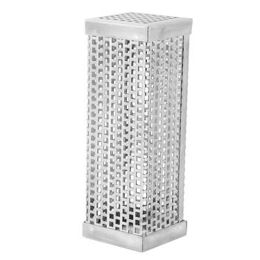 Imagem de aço inoxidável 304 Square BBQ Grill Ferramentas Tubo de Defumador Acessório de Churrasco ao Ar Livre para Qualquer Grelha ou Defumador,Tubo de fumaça, Fumar Quente ou Frio £¨6pol£©, Tubo de Fumaça, Grelha Quadrada de Aço Inoxidável 304 SmB