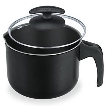 Imagem de Leiteira Com Tpa 16 Black Alumínio Fortaleza Preto