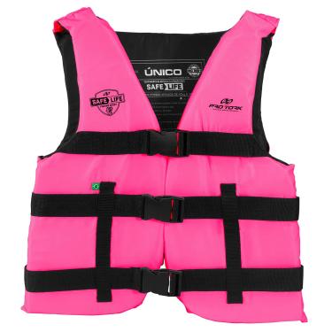 Imagem de Colete Salva Vidas Auxiliar de Flutuação Pro Tork Safe Life – De 40-140 Kg Pink