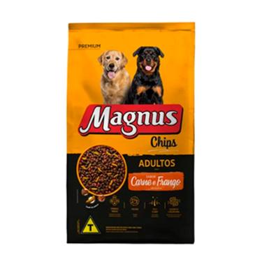 Imagem de Ração Magnus Chips Cães Adultos Carne Frango 15Kg