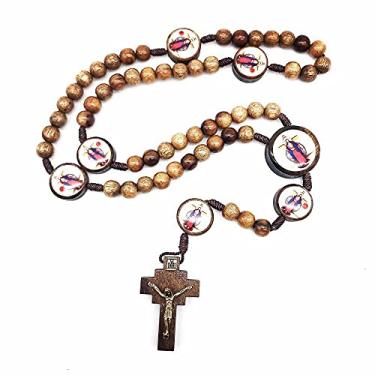 Imagem de Terço Das Santas Chagas Madeira Imbuia 08 Mm