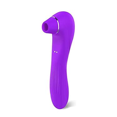 Imagem de Vibrador 20 Modos de Sucção Mamilo e Clitóris Estimulador a Vácuo Brinquedos Sexuais À Prova D'água Zatla Shop (Roxo)