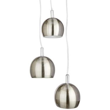 Imagem de Pendente Redondo Ref 3087 Grafite Soquete E27 2 Lampada (12 X 12 X 10 cm) Bivolt Fabricado em aluminio/vidro Pantoja&Carmona