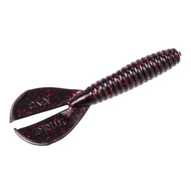 Imagem de Strike King Iscas RGTTMG-38 Rage Twin Tail Menace Grub Soft Isca, 10 cm de comprimento do corpo, preto Neon, por 8