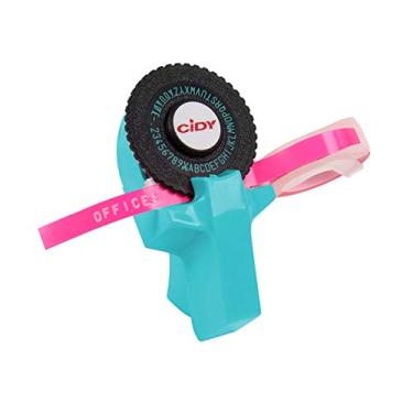 Imagem de Domary Mini fabricante de etiquetas manual portátil DIY 3D Embossing Label Writer Impressora máquina de escrever com fitas de plástico de plástico de 9 mm máquina de rotulação