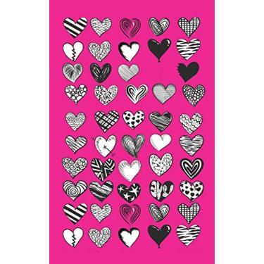 Imagem de Cannabis Rating Journal - Hearts III: 5 X 8 200 Page:100 Sheet Blank Form Discreet THC CBD Cannabis Rating with Hearts