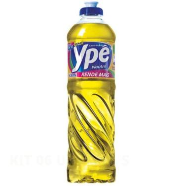 Imagem de Kit 24 Unidades Detergente Ype Líquido Neutro 500Ml