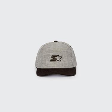 Imagem de Boné Starter Aba Curvada Snapback Cinza/Preto Único-Unissex