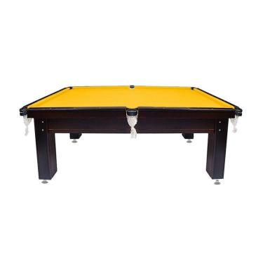 Imagem de Mesa de Sinuca Bilhar Dinâmica Diversões Black & Yellow Semioficial 2,20x1,20m-Unissex