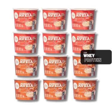 Imagem de Pack 12 Unidades de Mingau de Aveia High Protein com Whey Protein