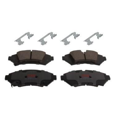 Imagem de TRW Conjunto de pastilhas de freio a disco TPC0818 para Chevrolet Impala: 2000-2005 e outras aplicações Frontal