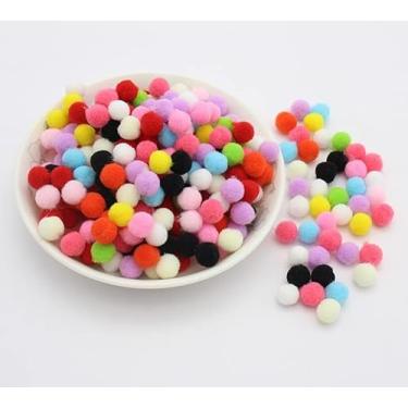 Imagem de Pompom, NYBC, Multicor, 14 mm, Pacote com 100 Bolinhas