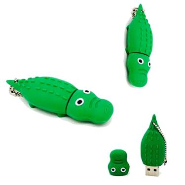 Imagem de Pen Drive USB legal - pendrive USB de crocodilo - jacaré de 16 GB (Croc - verde)