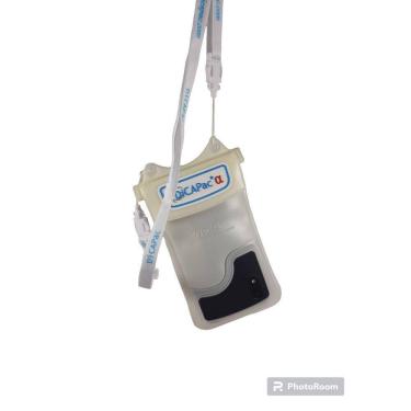 Imagem de Capa Bolsa Para Smartphone A Prova D`Água Impermeável Branca