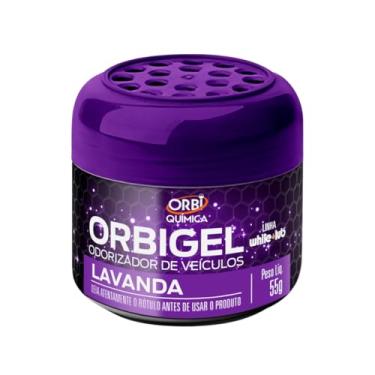 Imagem de Odorizador Cheirinho Automotivo Fragrância Lavanda 55g Orbi Química