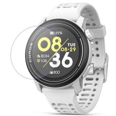 Imagem de AWADUO Compatível com o protetor de tela Coros Pace 3/Pace 2, protetor de tela de vidro temperado para relógio de 0,33 mm, feito de vidro real