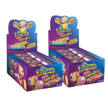 Imagem de Chicle Ovinho Huevitos Tortuguita  C/ 12unid - 2 Caixas