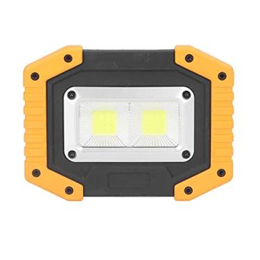 Imagem de Lanterna de Emergência COB, Luz de Trabalho COB IP66 Luz de Trabalho à Prova d'água Luz Portátil de Emergência Recarregável USB Com Suporte Giratório, Lanternas Elétricas