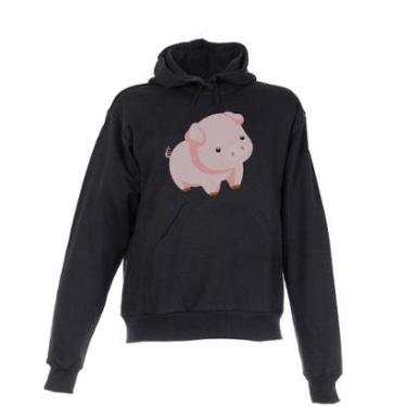 Imagem de Blusa De Frio Moletom Porquinho Infantil Juvenil-Unissex