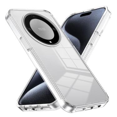 Imagem de Caso protetor Capa cristalina compatível com Huawei Honor X9A, PC acrílico rígido, capa traseira protetora ultrafina, capa de absorção de choque antiarranhões compatível com Honor X9A Capa de casos (