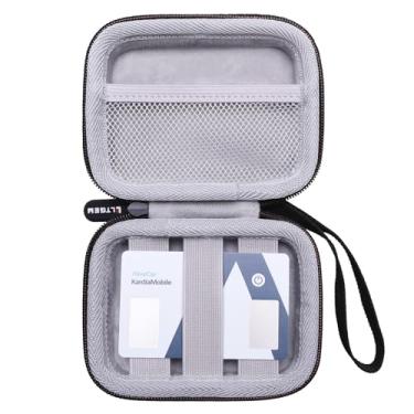 Imagem de LTGEM Capa rígida de viagem para monitor pessoal de eletrocardiograma KardiaMobile – Bolsa protetora para transporte (apenas capa, preto + cinza)