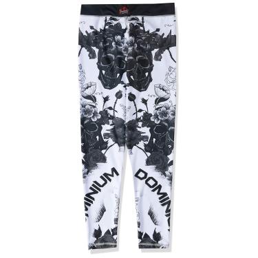 Imagem de Calça de Compressão Termica Legging Feminina - 1022 - P & B Caveira - P