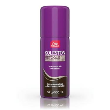 Imagem de Retoque Raiz Capilar Koleston Instantâneo Castanho Escuro 100ml