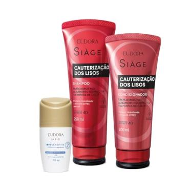 Imagem de Eudora Kit Shampoo Siàge 250ml + Condicionador Siàge 250ml + Antitranspirante La Piel 55ml