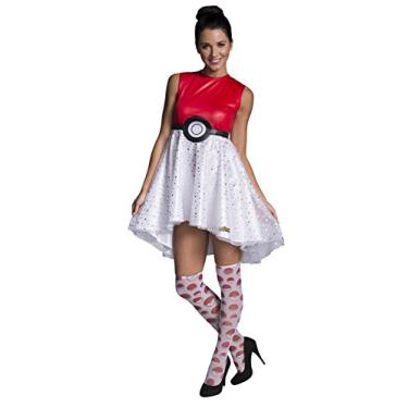 Imagem de Rubies Vestido de fantasia feminino Pokémon Poke Ball, Multi, Extra-Small