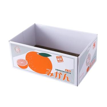 Imagem de WeiLaiKeQi Arranhador para gatos, caixa de papelão, cama para brincar, gatinho dormindo, grande para gatos pequenos e médios, papelão ondulado, Laranja