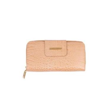 Imagem de Carteira feminina de couro croco Cindy-Feminino