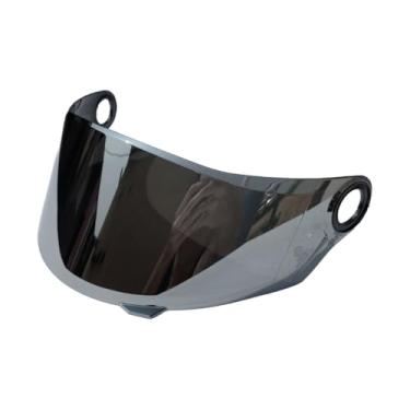 Imagem de Viseira Para Capacete Espelhada Ls2 FF358 FF392 FF396 FW3 GT Anti Risco Helt Texx Mormaii (Cromada)