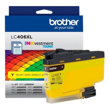 Imagem de Cartucho de Tinta Brother Amarelo 5K LC406XLYS