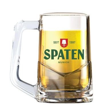 Imagem de Caneca De Vidro Para Chopp Cerveja Spaten Outback 400 ML Licenciada - 